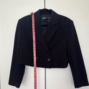 Zara Black Tailored Blazer Jacket